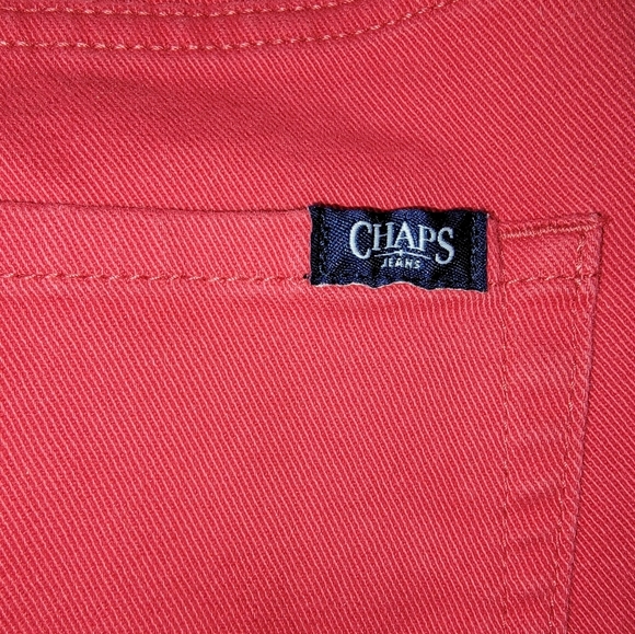 Chaps Vibrant Red Pants - Picture 7 of 12